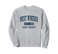 West Windsor New Jersey Nj Athletic Sweatshirt - Fun Novelty Design Unisex - T-Shirt, Sweatshirt, Hoodie