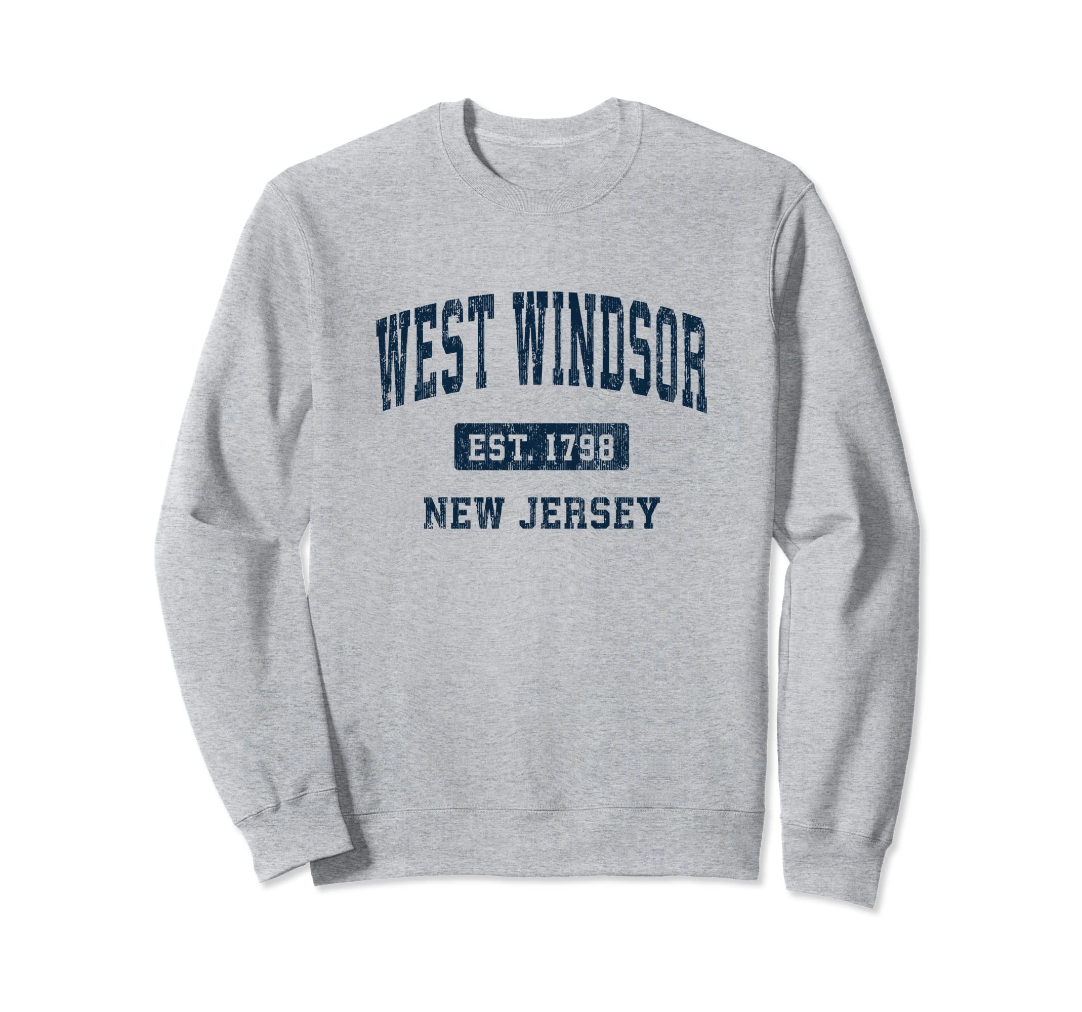 West Windsor New Jersey Nj Athletic Sweatshirt - Fun Novelty Design Unisex - T-Shirt, Sweatshirt, Hoodie