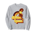 Roller Skating Skate 1970S Afro Sweatshirt - Unique Graphic for Adults - T-Shirt, Sweatshirt, Hoodie