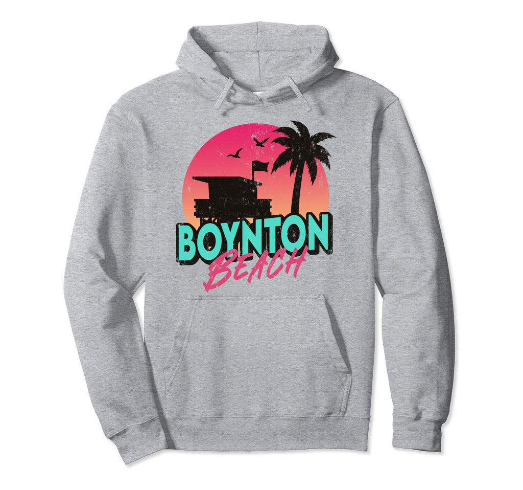 Boynton Beach Florida Palm Trees Fl Hoodie - Unique Graphic Unisex - T-Shirt, Sweatshirt, Hoodie