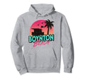 Boynton Beach Florida Palm Trees Fl Hoodie - Unique Graphic Unisex - T-Shirt, Sweatshirt, Hoodie