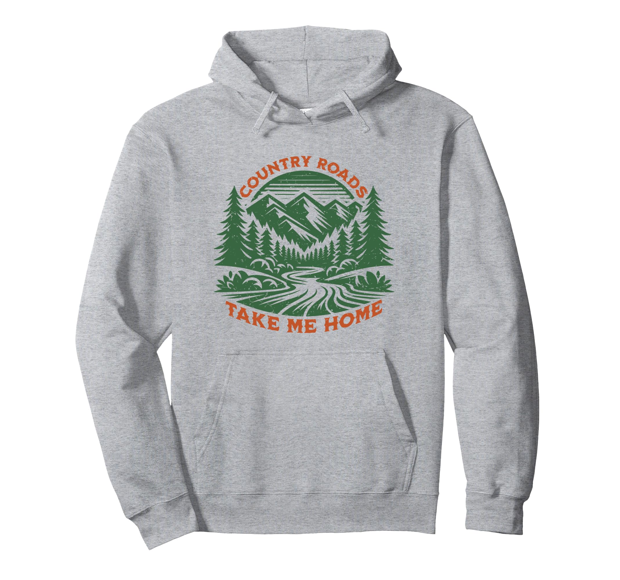 Country Roads Take Me Home Cowboy Hoodie - Trendy Graphic for Adults - T-Shirt, Sweatshirt, Hoodie