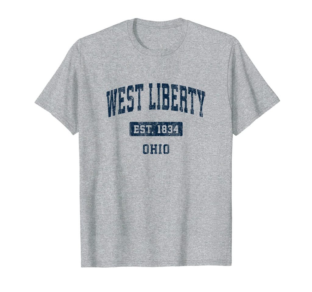 West Liberty Ohio Oh Sports T-Shirt - Custom Art Print Men Women - T-Shirt, Sweatshirt, Hoodie