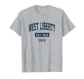 West Liberty Ohio Oh Sports T-Shirt - Custom Art Print Men Women - T-Shirt, Sweatshirt, Hoodie