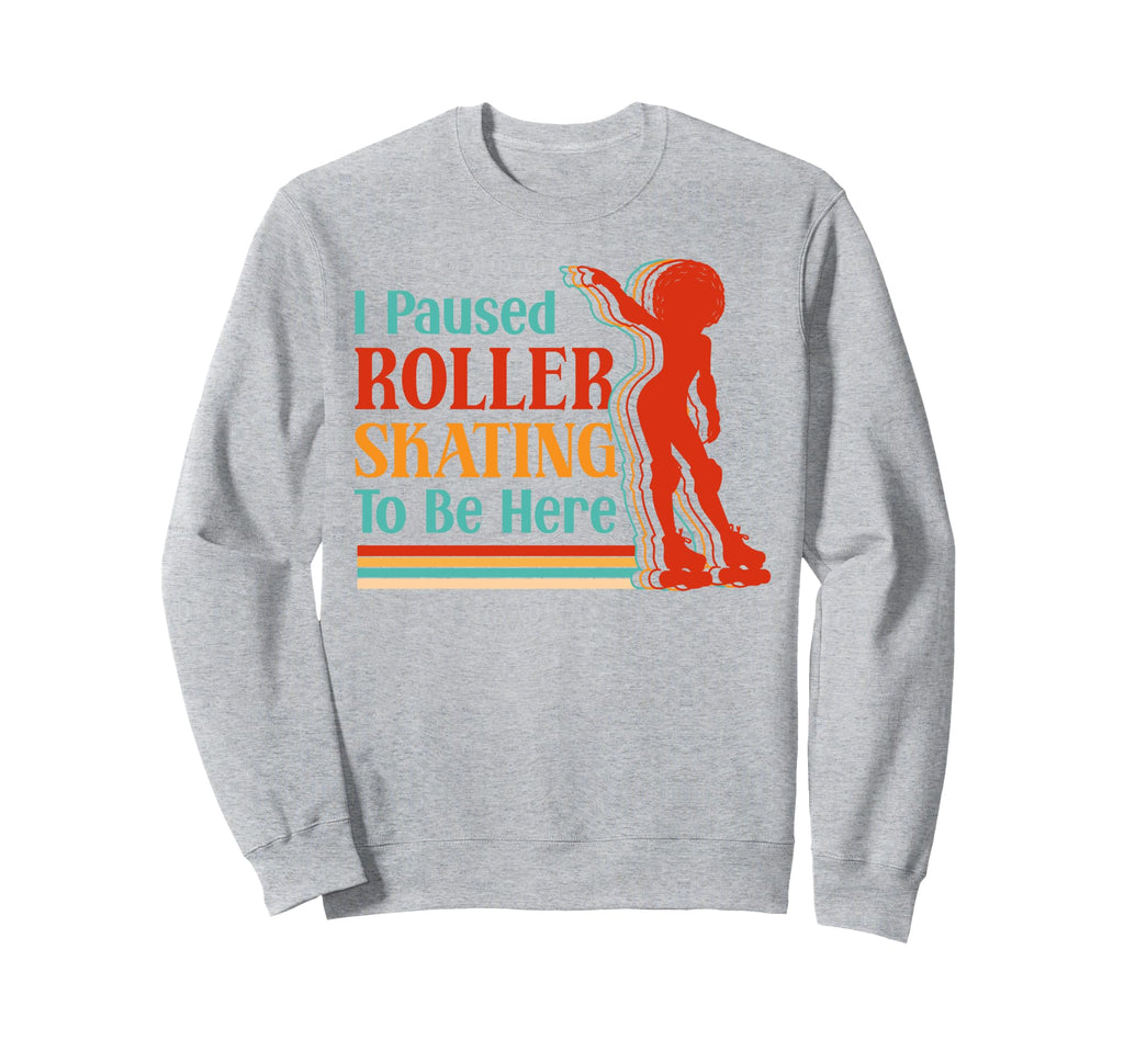 Roller Skating Skate 1970S Black Sweatshirt - Trendy Graphic Men Women - T-Shirt, Sweatshirt, Hoodie