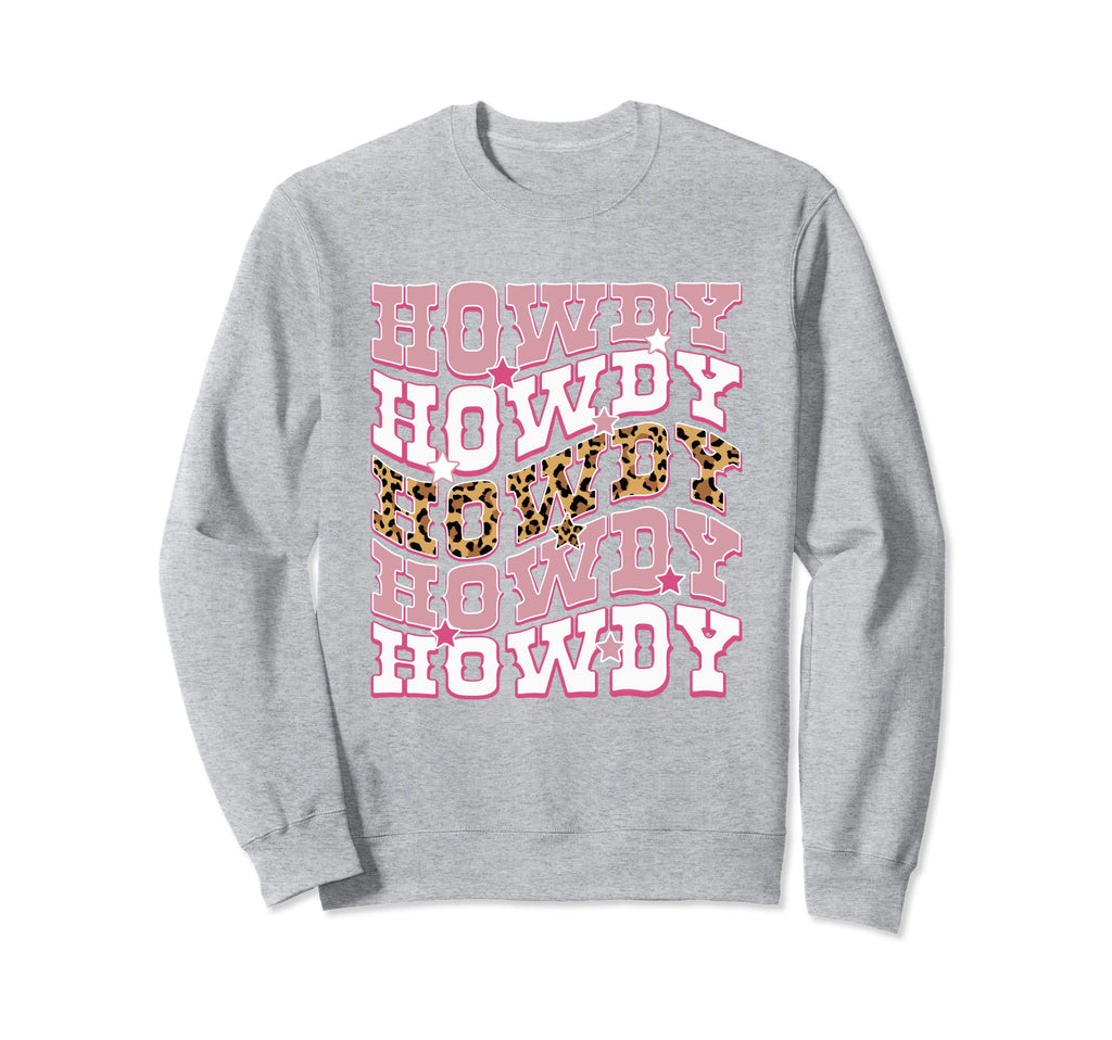 Rodeo Howdy Western Cowboy Hat Sweatshirt - Casual Everyday Wear Unisex - T-Shirt, Sweatshirt, Hoodie