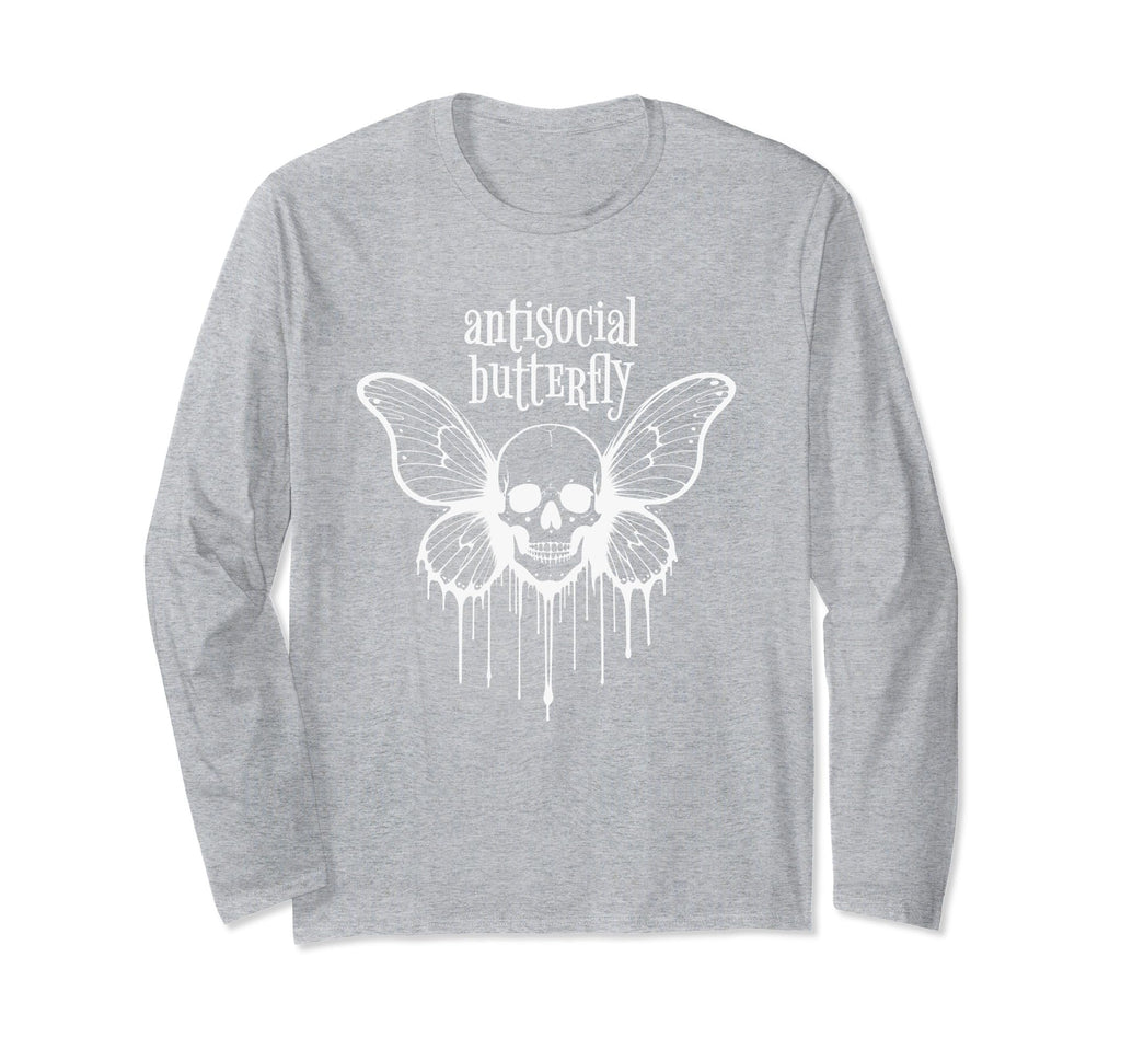 Antisocial Butterfly Introvert Macabre T-Shirt - Unique Graphic Unisex - T-Shirt, Sweatshirt, Hoodie