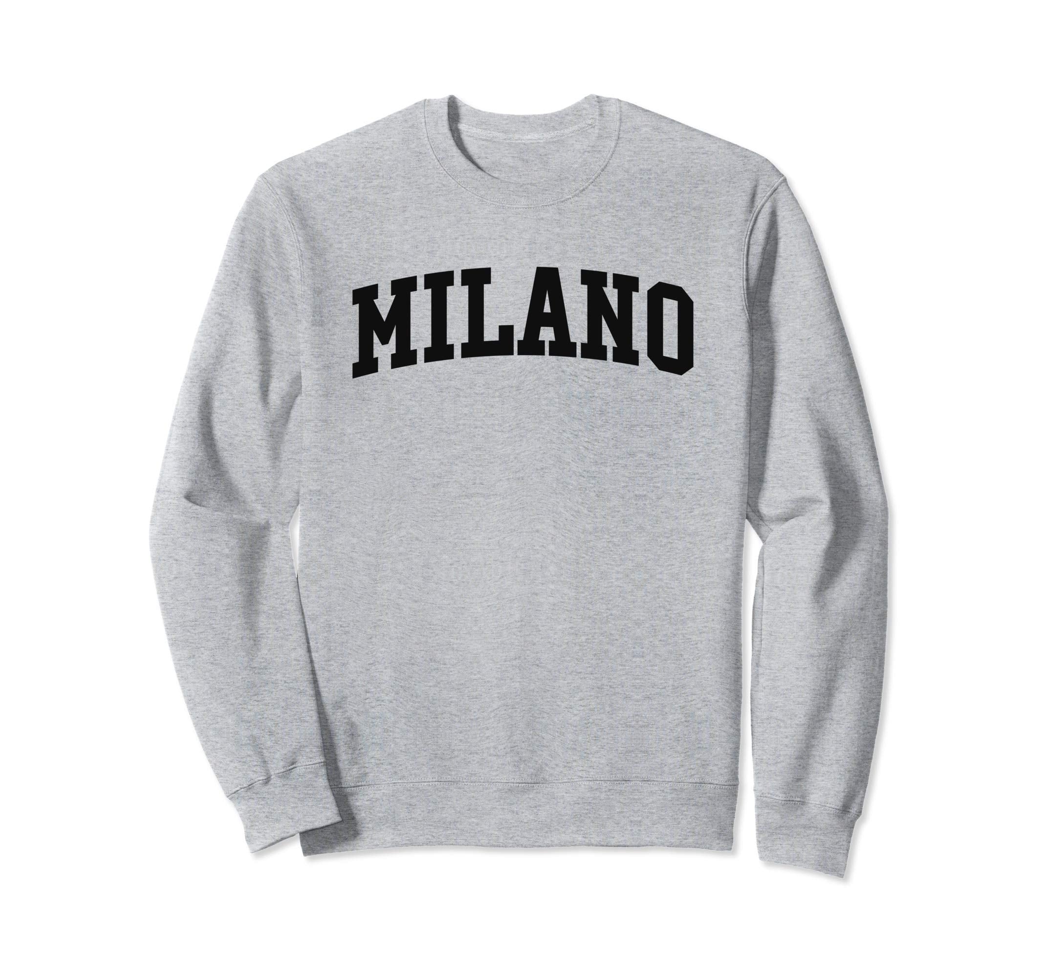 Milano Italy Sports Sweatshirt - Novelty Apparel for Adults - T-Shirt, Sweatshirt, Hoodie