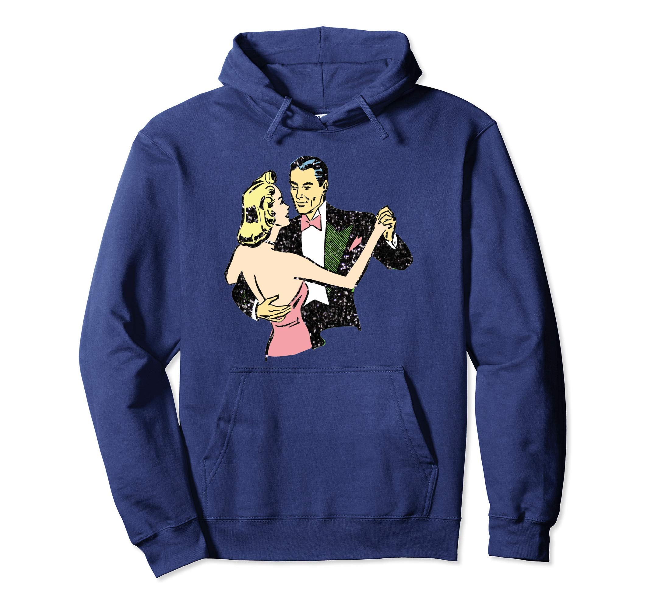 1940S Dancing Couple Ballroom Hoodie - Fun Novelty Design Men Women - T-Shirt, Sweatshirt, Hoodie