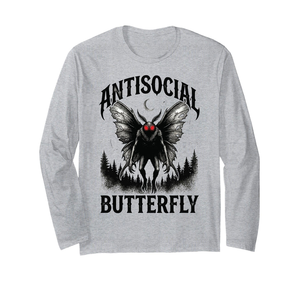 Antisocial Butterfly T-Shirt - Casual Everyday Wear Men Women - T-Shirt, Sweatshirt, Hoodie