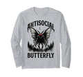 Antisocial Butterfly T-Shirt - Casual Everyday Wear Men Women - T-Shirt, Sweatshirt, Hoodie