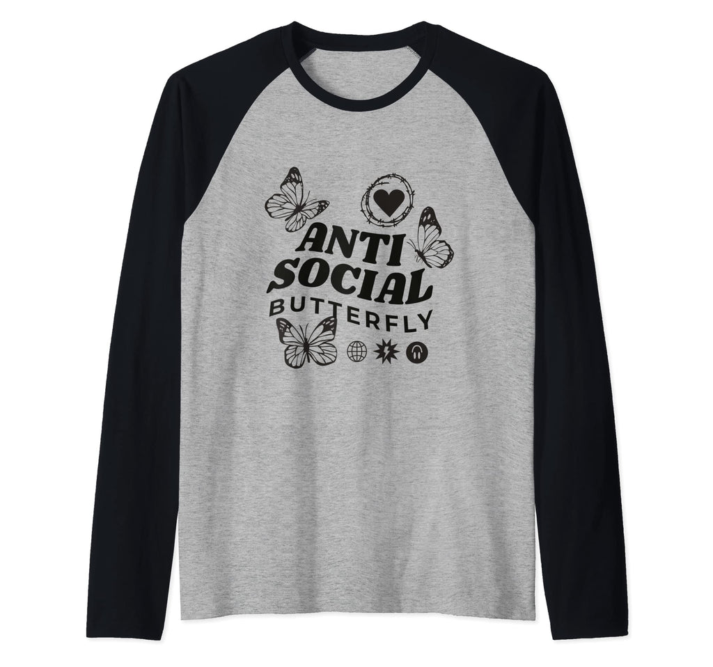 Antisocial Butterfly Introverts Unite Sweatshirt - Streetwear Style Unisex - T-Shirt, Sweatshirt, Hoodie