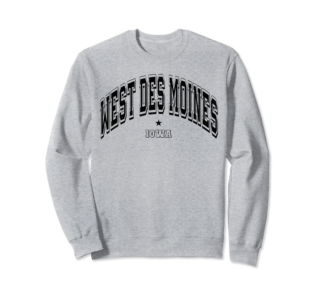 Throwback Athletic West Des Moines Sweatshirt - Minimalist Print Unisex - T-Shirt, Sweatshirt, Hoodie