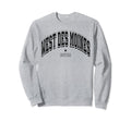 Throwback Athletic West Des Moines Sweatshirt - Minimalist Print Unisex - T-Shirt, Sweatshirt, Hoodie