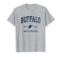Buffalo West Virginia Wv Athletic T-Shirt - Minimalist Print Men Women - T-Shirt, Sweatshirt, Hoodie