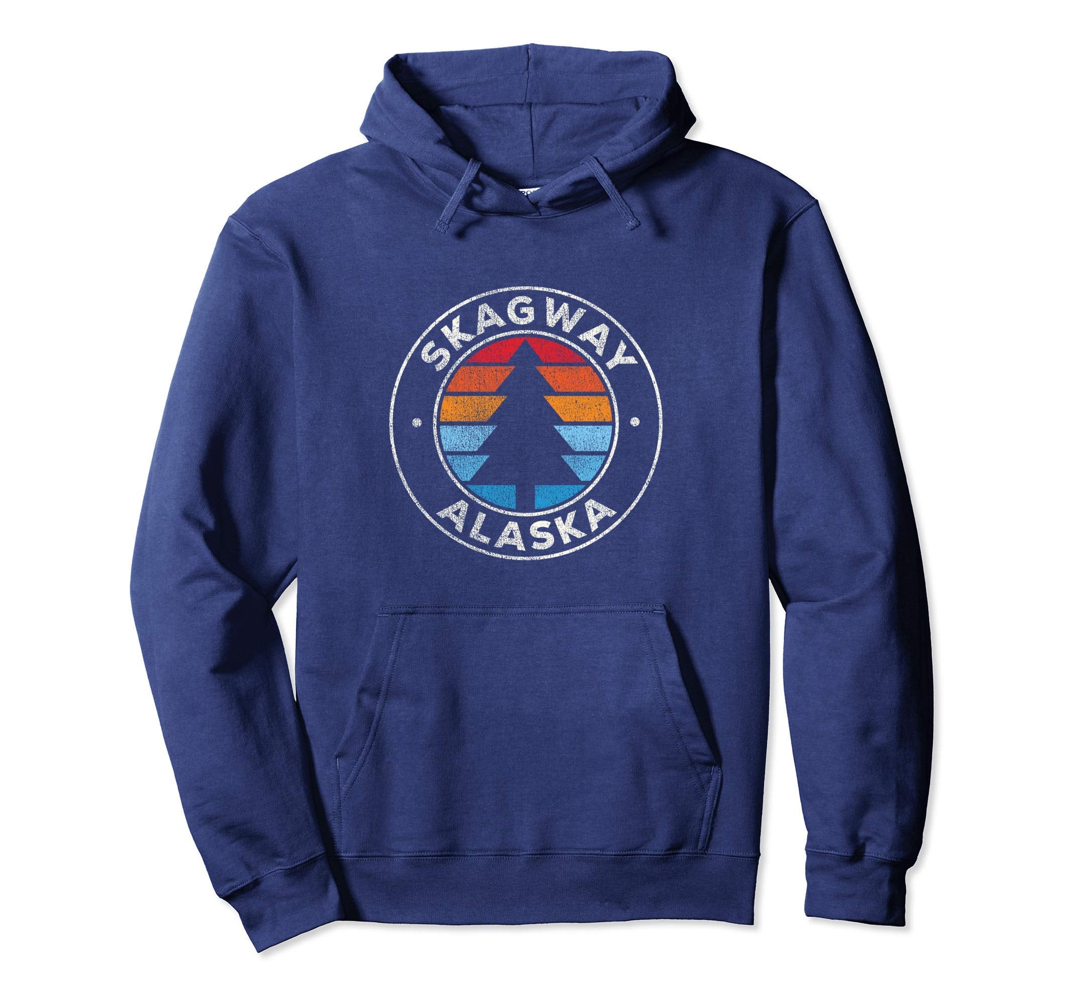 Skagway Alaska Ak 70S Hoodie - Fun Novelty Design Men Women - T-Shirt, Sweatshirt, Hoodie