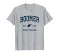 Boomer West Virginia Wv Athletic Navy T-Shirt - Graphic Print for Adults - T-Shirt, Sweatshirt, Hoodie