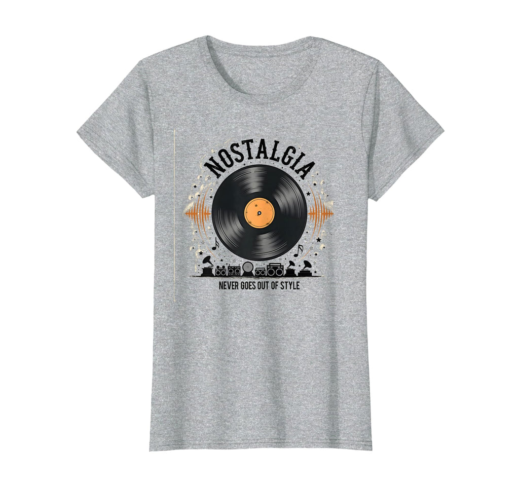 Vinyl Record Player Nostalgia T-Shirt - Casual Everyday Wear for Adults - T-Shirt, Sweatshirt, Hoodie