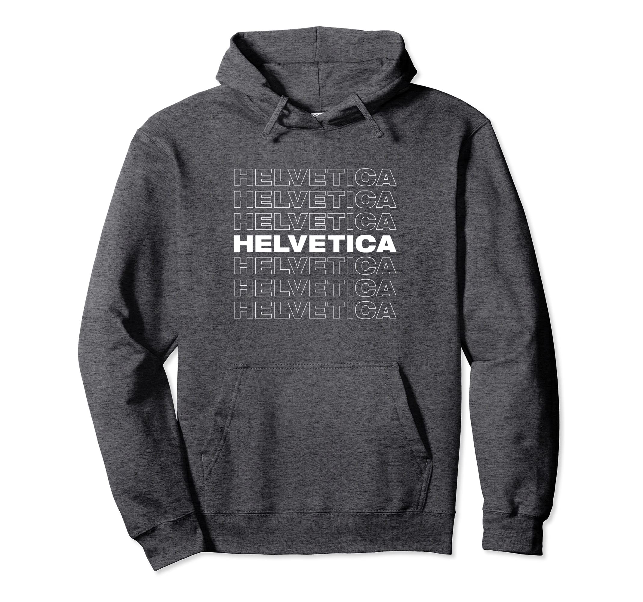 Helvetica Repeating Studio Sweatshirt - Streetwear Style for Adults - T-Shirt, Sweatshirt, Hoodie