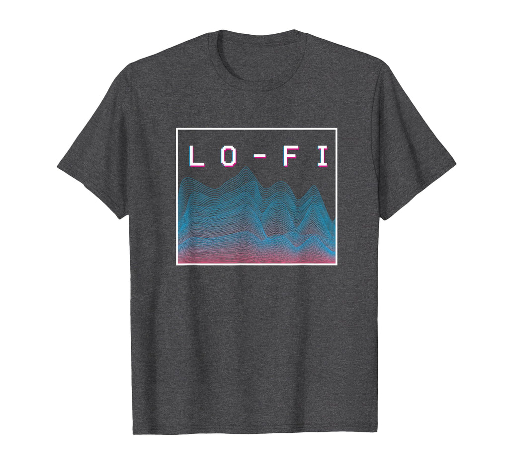 Lo Fi Hip Hop Soundwave Vaporwave T-Shirt - Custom Art Print for Adults - T-Shirt, Sweatshirt, Hoodie