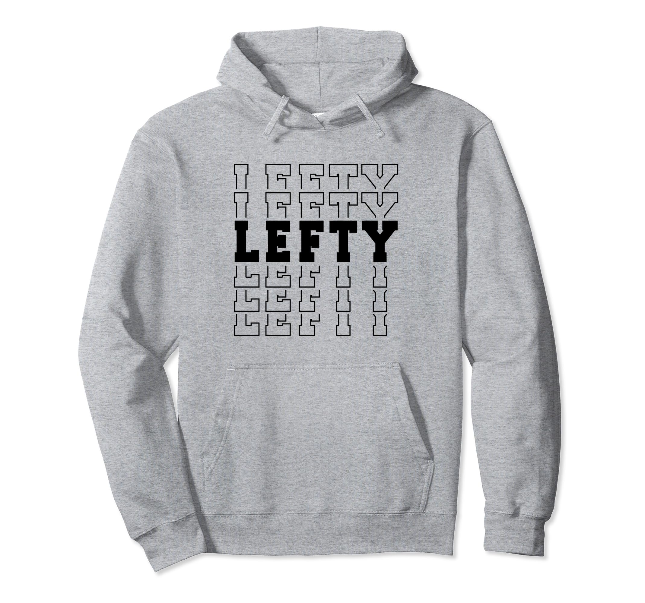 Baseball Softball Lefty Left Handed Hoodie - Unique Graphic Men Women - T-Shirt, Sweatshirt, Hoodie