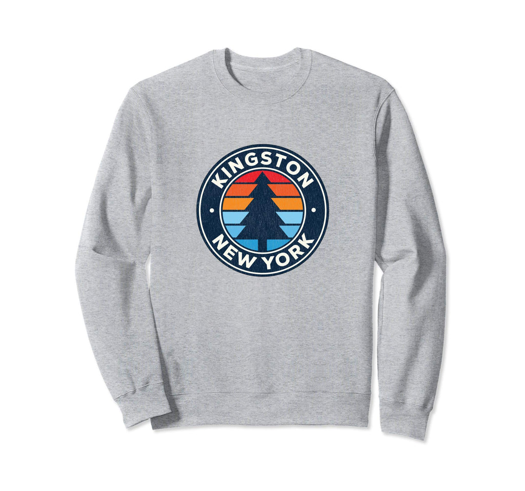 Kingston New York Ny 70S Sweatshirt - Minimalist Print for Adults - T-Shirt, Sweatshirt, Hoodie
