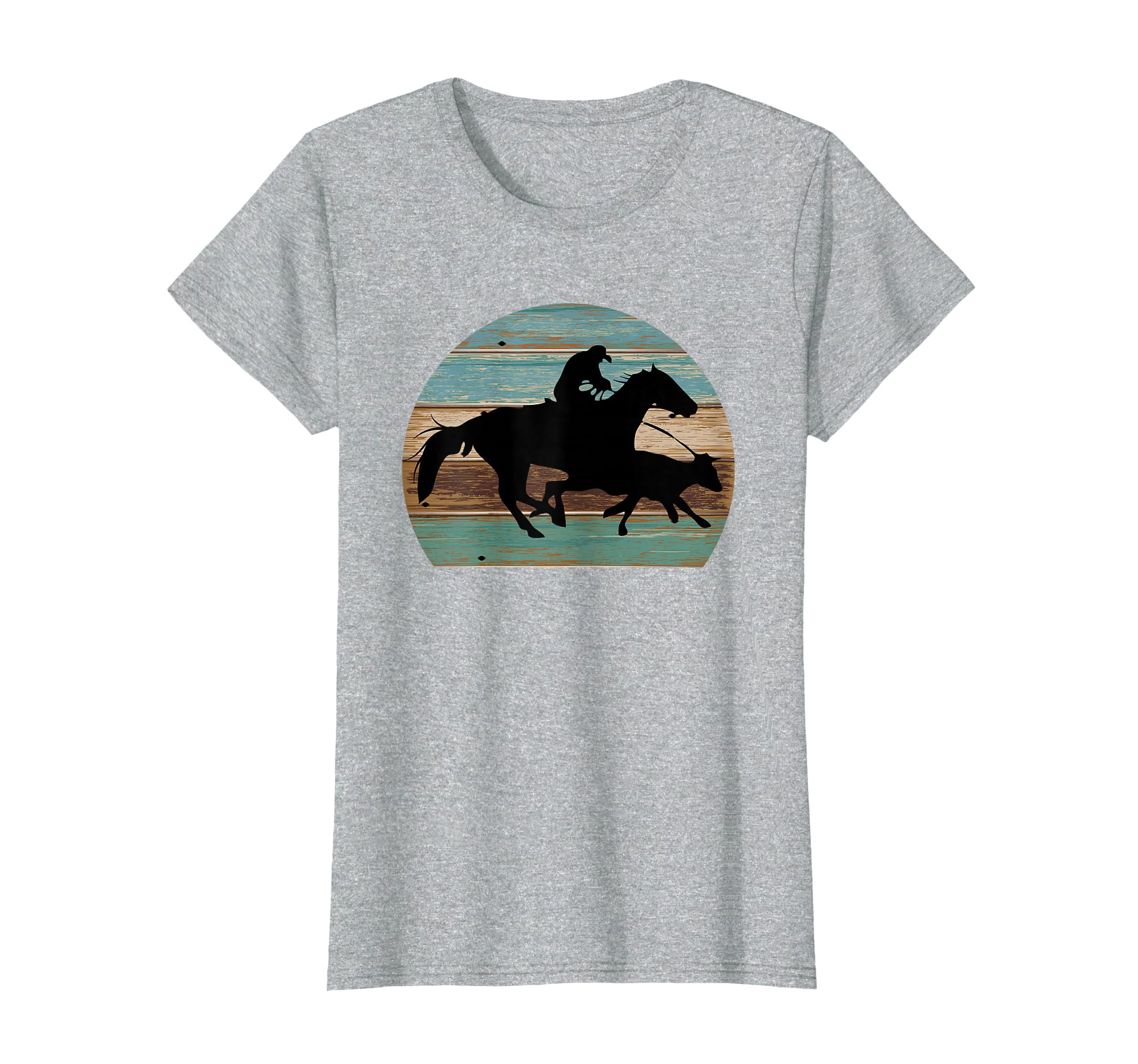 Western Cowhorse Calf Roping T-Shirt - Streetwear Style Men Women - T-Shirt, Sweatshirt, Hoodie