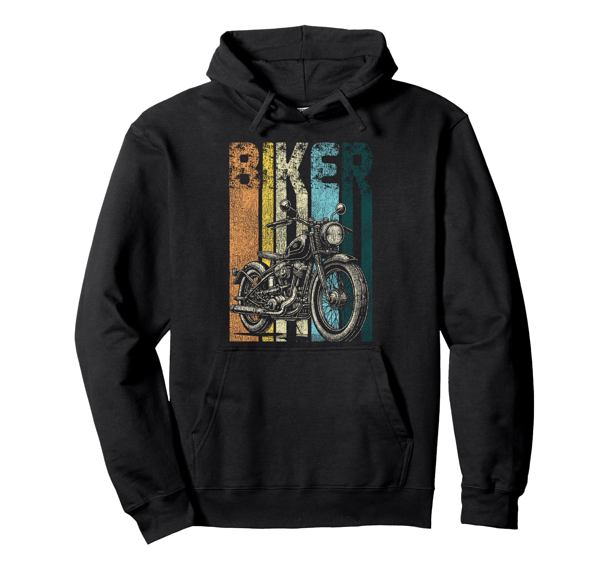 Motorcycle Biker Biker Hoodie - Fun Novelty Design for Adults - T-Shirt, Sweatshirt, Hoodie