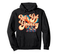 Roller Skating Skate 1970S Lets Get Groovy Hoodie - Minimalist Print Unisex - T-Shirt, Sweatshirt, Hoodie