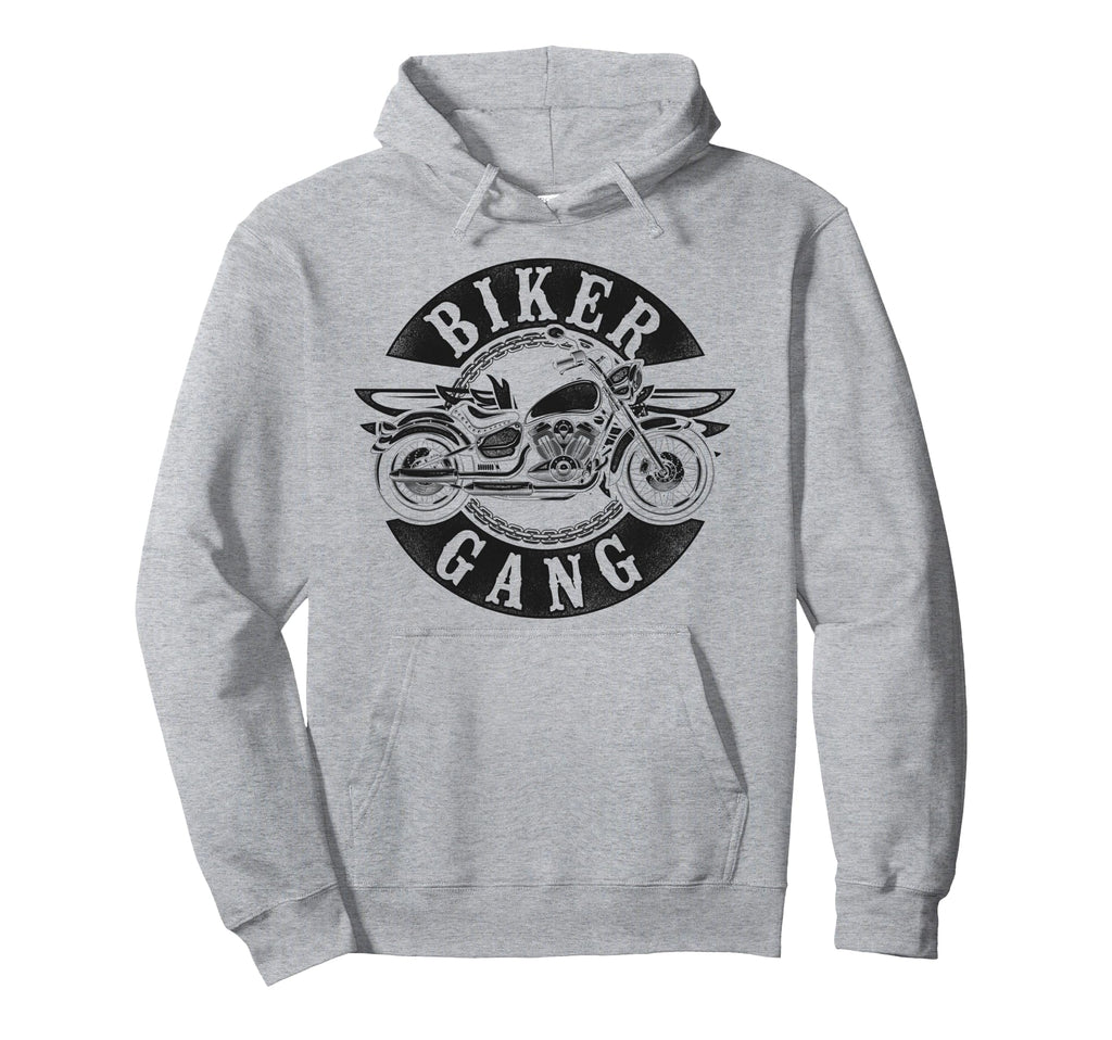 Motorcycle Biker Biker Gang Hoodie - Fun Novelty Design Men Women - T-Shirt, Sweatshirt, Hoodie