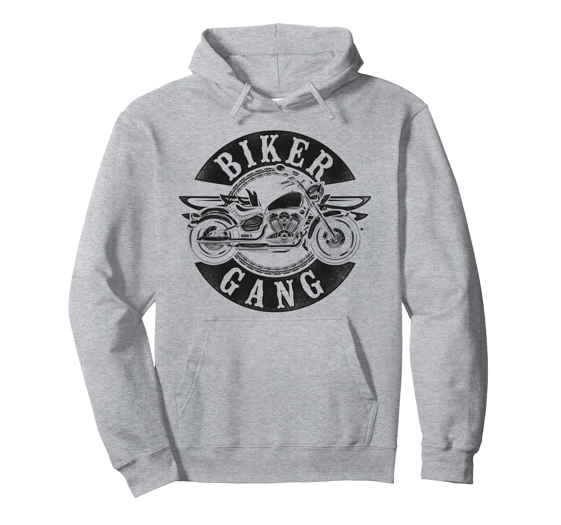 Motorcycle Biker Biker Gang Hoodie - Fun Novelty Design Men Women - T-Shirt, Sweatshirt, Hoodie