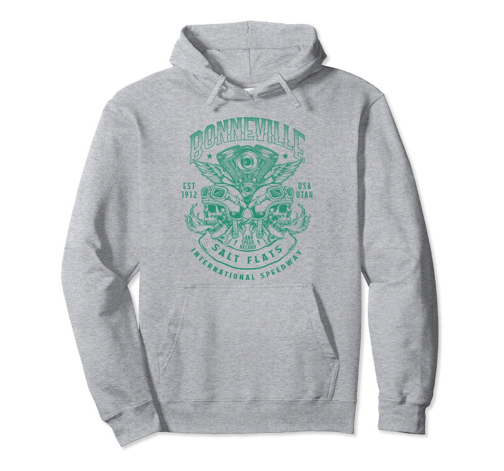 Bonneville Salt Flats Motorcycle Racing Hoodie - Minimalist Print Unisex - T-Shirt, Sweatshirt, Hoodie