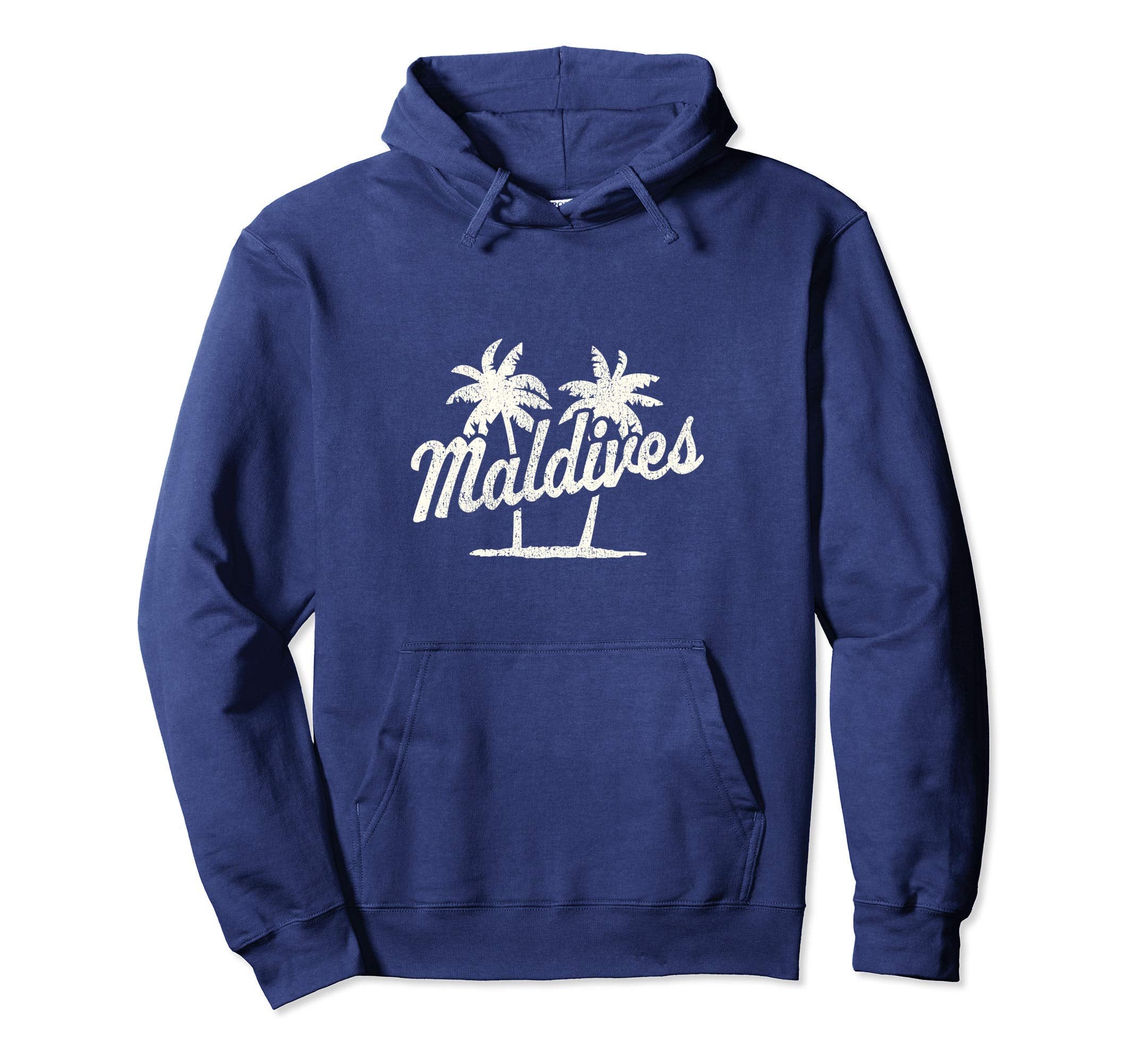 Maldives 70S Palm Trees Hoodie - Unique Graphic Men Women - T-Shirt, Sweatshirt, Hoodie