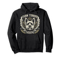 Cairn Terrier Mom Biker Wings Motorcycle Hoodie - Novelty Apparel Unisex - T-Shirt, Sweatshirt, Hoodie
