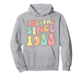 Awesome Since 1988 Hippie Groovy Hoodie - Custom Art Print Men Women - T-Shirt, Sweatshirt, Hoodie