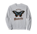 Antisocial Butterfly Sarcastic Sweatshirt - Novelty Apparel for Adults - T-Shirt, Sweatshirt, Hoodie