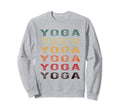 Word Distressed Yoga Lover Sweatshirt - Aesthetic Graphic Men Women - T-Shirt, Sweatshirt, Hoodie