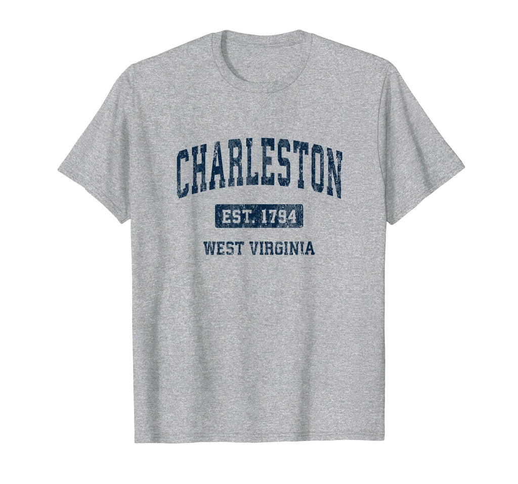 Charleston West Virginia Wv T-Shirt - Fun Novelty Design for Adults - T-Shirt, Sweatshirt, Hoodie