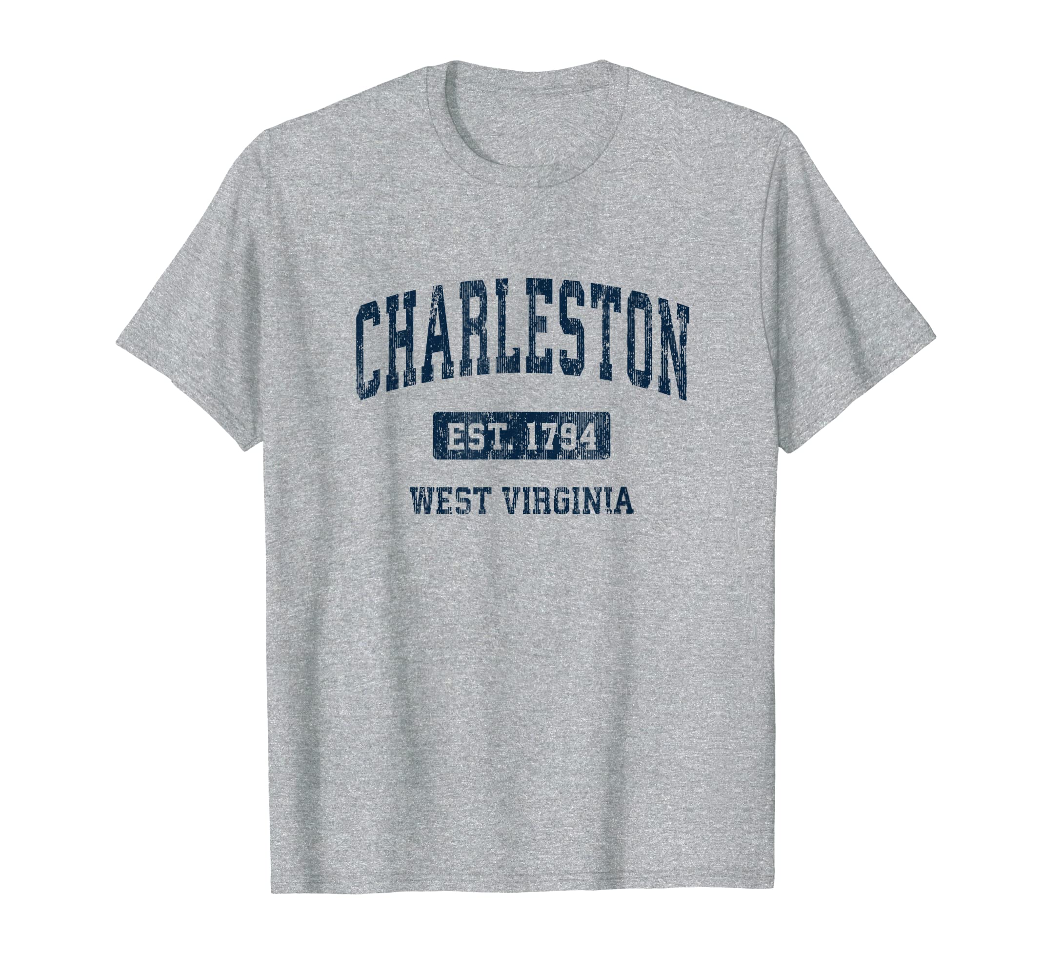 Charleston West Virginia Wv T-Shirt - Fun Novelty Design for Adults - T-Shirt, Sweatshirt, Hoodie