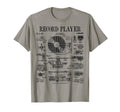 Vinyl Record Player Patent Dj T-Shirt - Aesthetic Graphic Men Women - T-Shirt, Sweatshirt, Hoodie