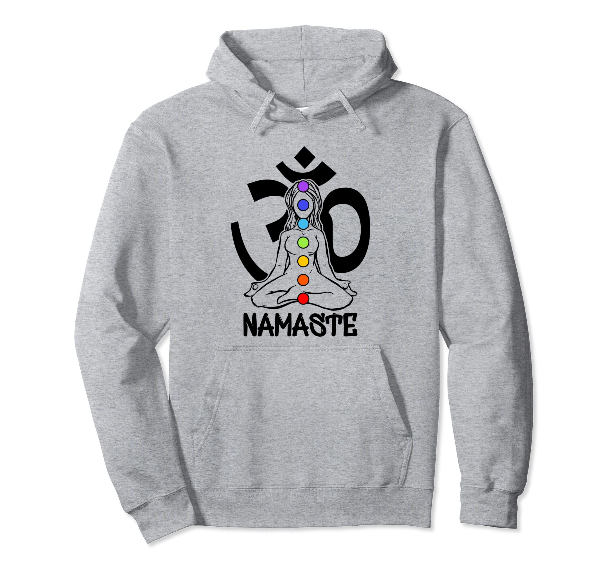 Chakra Chakras Aligned Meditation Namaste Hoodie - Novelty Apparel Unisex - T-Shirt, Sweatshirt, Hoodie