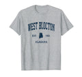 West Blocton Alabama Al Athletic T-Shirt - Casual Everyday Wear Unisex - T-Shirt, Sweatshirt, Hoodie