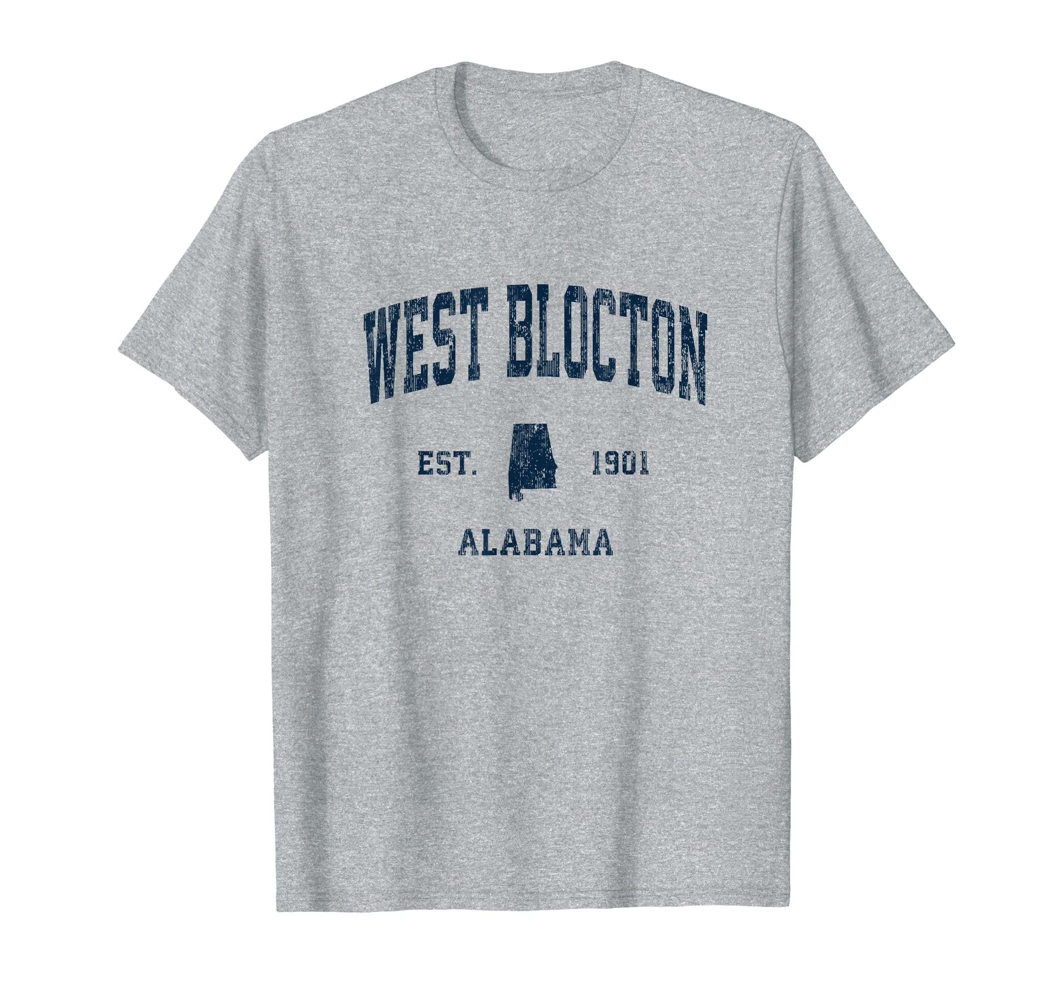 West Blocton Alabama Al Athletic T-Shirt - Casual Everyday Wear Unisex - T-Shirt, Sweatshirt, Hoodie