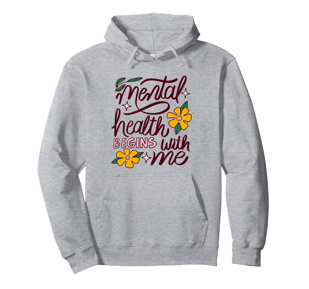 Mental Health Matters We Wear Green Hoodie - Novelty Apparel for Adults - T-Shirt, Sweatshirt, Hoodie