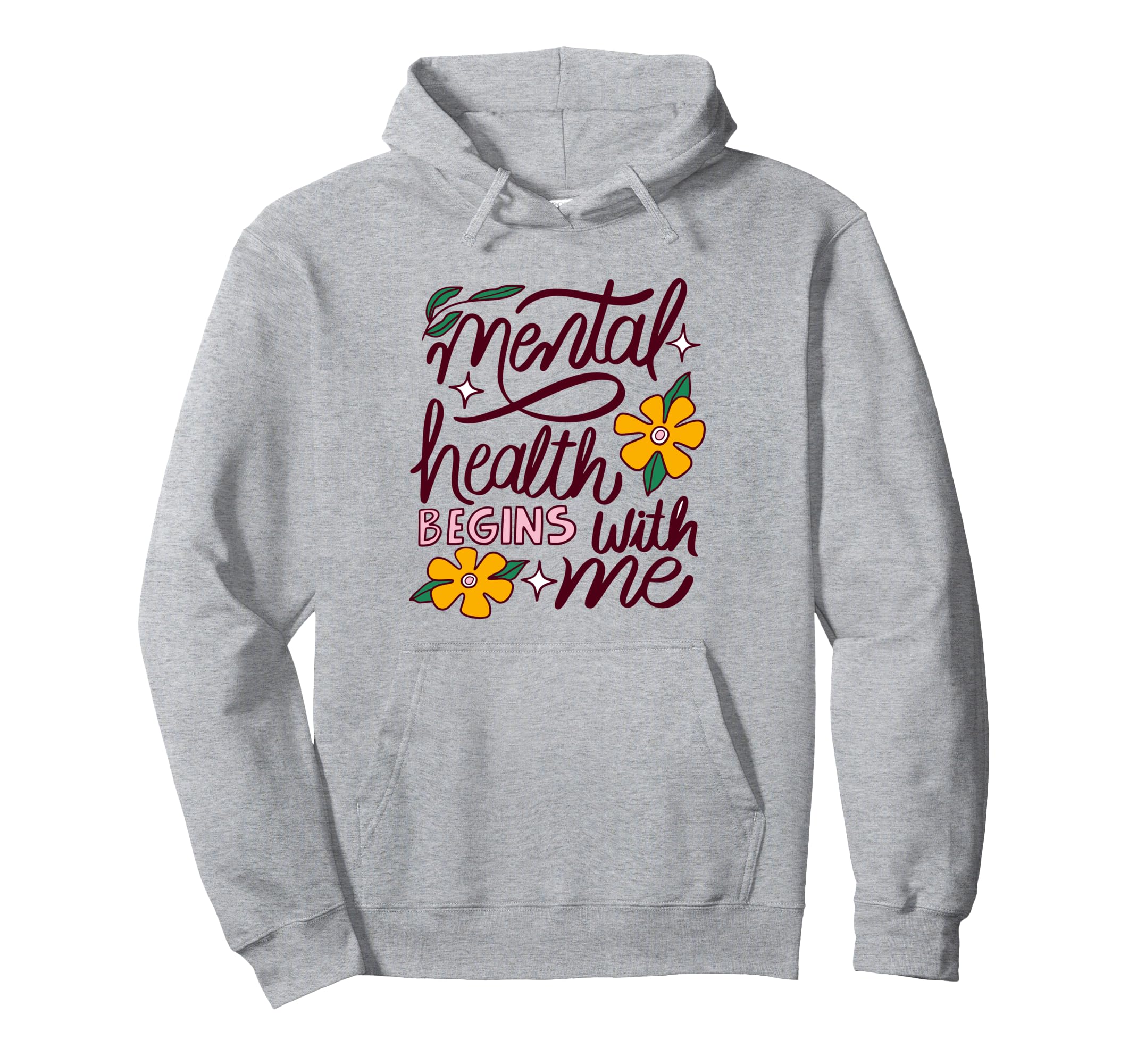 Mental Health Matters We Wear Green Hoodie - Novelty Apparel for Adults - T-Shirt, Sweatshirt, Hoodie