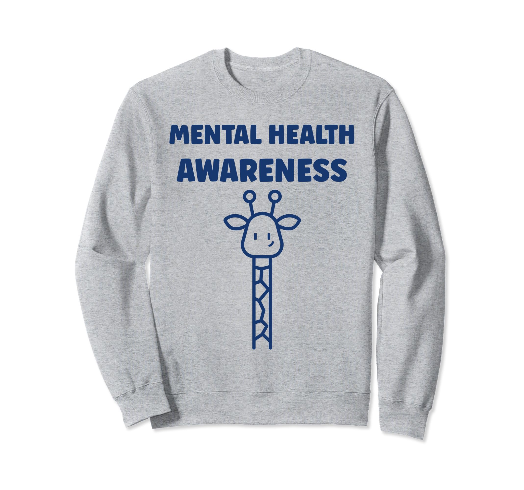 Giraffe Brain Illness Animal Mental Sweatshirt - Fun Novelty Design Unisex - T-Shirt, Sweatshirt, Hoodie