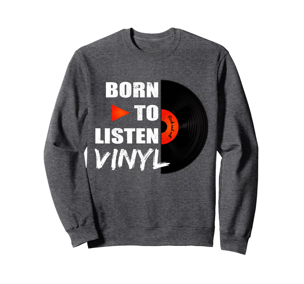 Music Collector Vinyl Record Sweatshirt - Aesthetic Graphic for Adults - T-Shirt, Sweatshirt, Hoodie