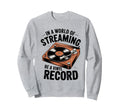 Vinyl Record Player Lover Funny Music Sweatshirt - Minimalist Print Unisex - T-Shirt, Sweatshirt, Hoodie