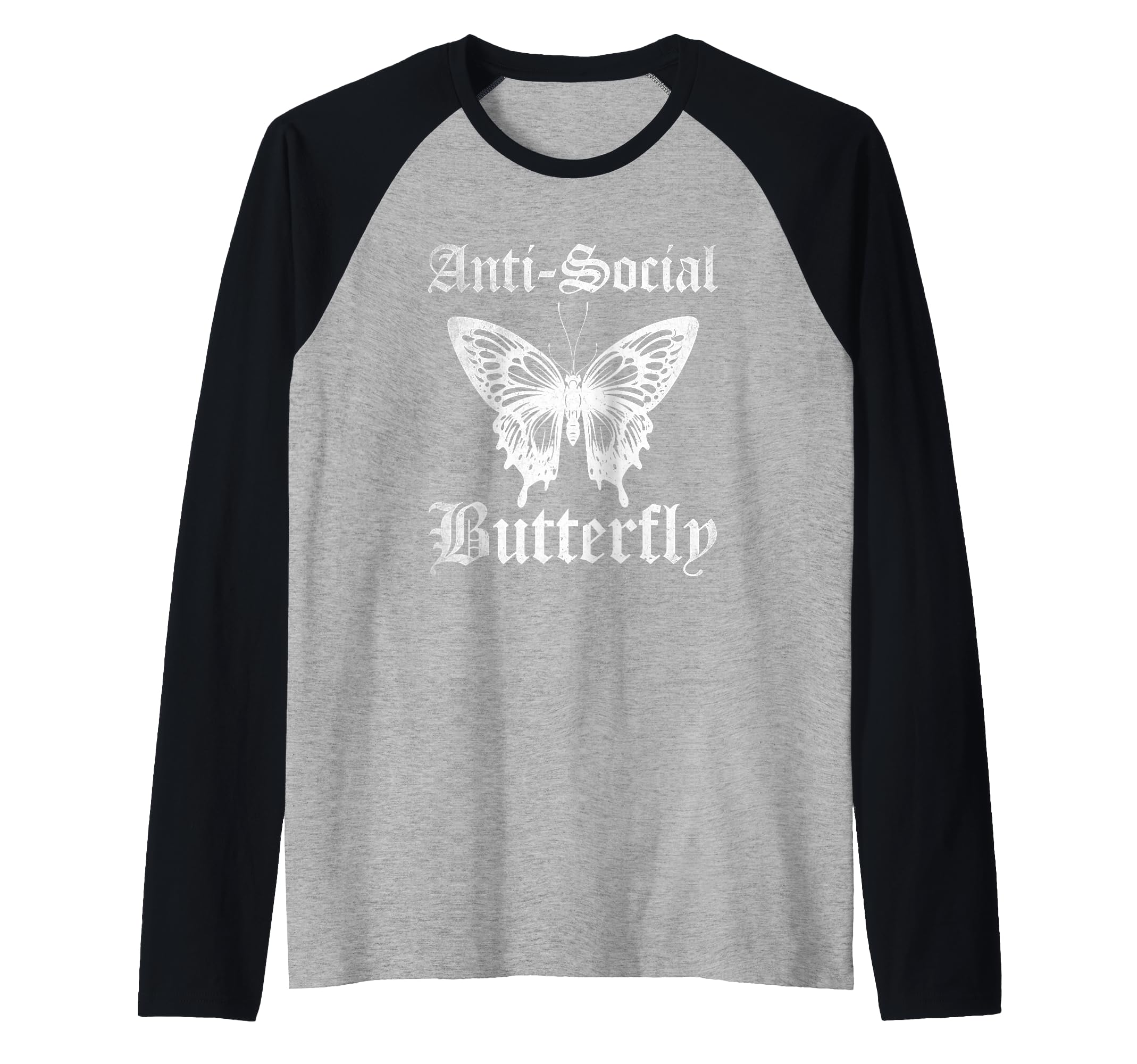Funny Anti Social Butterfly Introvert Sweatshirt - Minimalist Print Unisex - T-Shirt, Sweatshirt, Hoodie