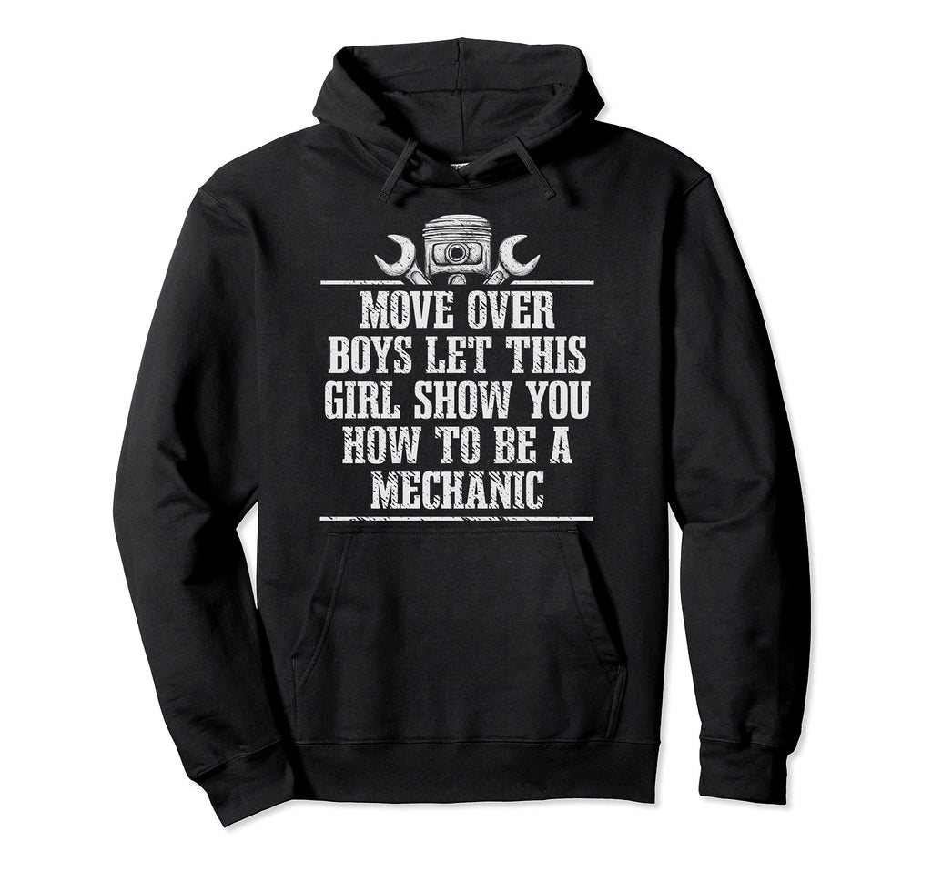 Show How To Be Mechanic Car Mechanic Hoodie - Custom Art Print for Adults - T-Shirt, Sweatshirt, Hoodie